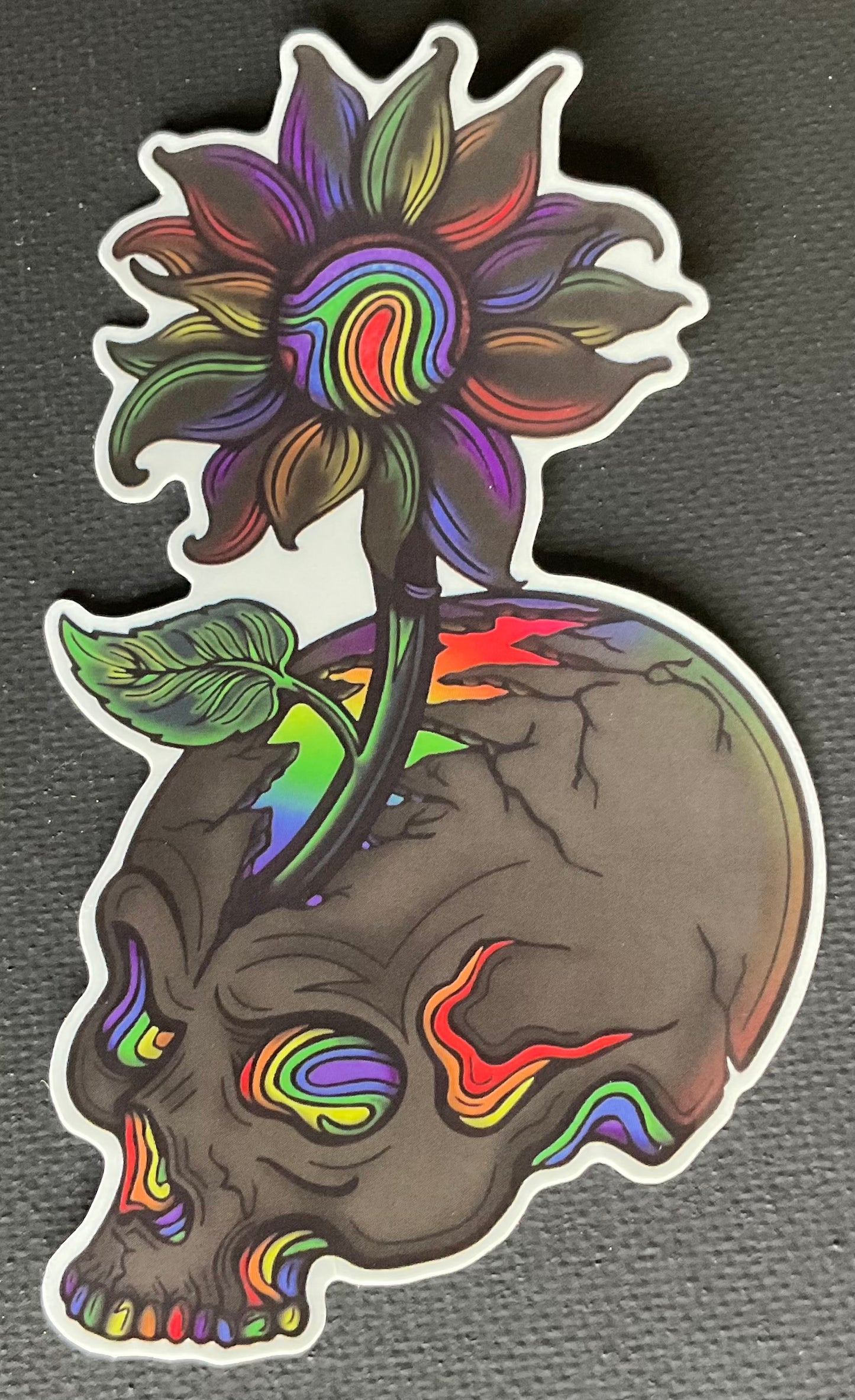 Let It Grow Rainbow Sticker