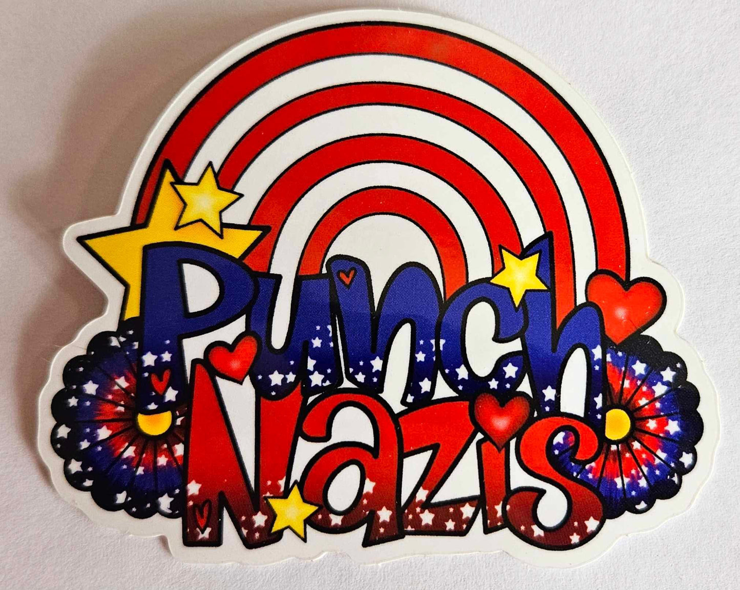 Punch Sticker-RWB